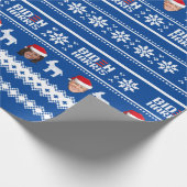 Biden Harris Pattern Holiday Cadeaupapier (Hoek)