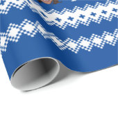 Biden Harris Pattern Holiday Cadeaupapier (Rol Hoek)