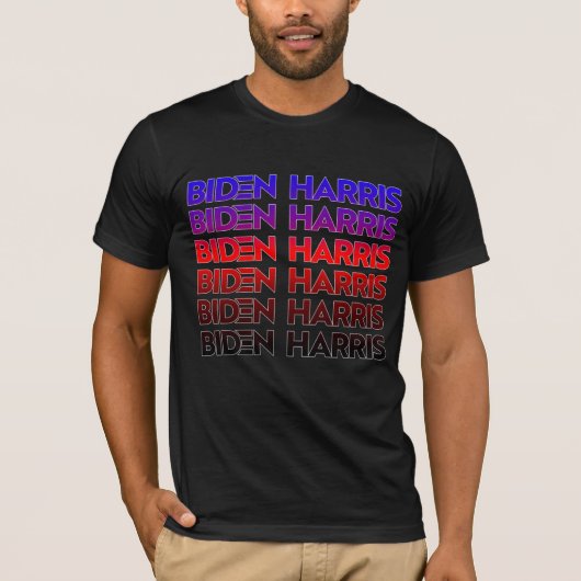 Biden Harris Polyamory Pride T-Shirt (Voorkant)