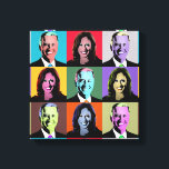 Biden Harris Pop Art (Neon) Canvas Afdruk<br><div class="desc">Politieke Pop Art Gear en Politieke Gifts van PolitiClothes.com & PolitiCardz.com Vind de meest unieke verkiezingen en politieke cadeaus, waaronder: politieke T-shirts, politieke Bumperstickers, politieke Buttonnen, politieke Posters, politieke spelden, politieke Kaarten, politieke Mokken, politieke Posters, politieke handtekeningen en nog veel meer! Politieke kunst en kunst: http://www.PolitiClothes.com Politieke Kaarten en geschenken:...</div>