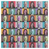 Biden Harris Pop Art (Neon) Stof (Swatch)