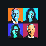 Biden Harris Pop Art (Sinaasappel, Blauw, Paarse,  Canvas Afdruk<br><div class="desc">Politieke Pop Art Gear en Politieke Gifts van PolitiClothes.com & PolitiCardz.com Vind de meest unieke verkiezingen en politieke cadeaus, waaronder: politieke T-shirts, politieke Bumperstickers, politieke Buttonnen, politieke Posters, politieke spelden, politieke Kaarten, politieke Mokken, politieke Posters, politieke handtekeningen en nog veel meer! Politieke kunst en kunst: http://www.PolitiClothes.com Politieke Kaarten en geschenken:...</div>