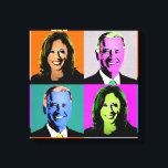Biden Harris Pop Art (Sinaasappel, grijs, blauw, r Canvas Afdruk<br><div class="desc">Politieke Pop Art Gear en Politieke Gifts van PolitiClothes.com & PolitiCardz.com Vind de meest unieke verkiezingen en politieke cadeaus, waaronder: politieke T-shirts, politieke Bumperstickers, politieke Buttonnen, politieke Posters, politieke spelden, politieke Kaarten, politieke Mokken, politieke Posters, politieke handtekeningen en nog veel meer! Politieke kunst en kunst: http://www.PolitiClothes.com Politieke Kaarten en geschenken:...</div>
