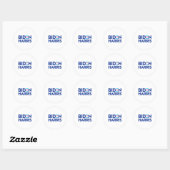 Biden Harris President Trans Pride Flag Joe K Ronde Sticker (Vel)