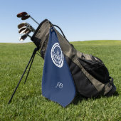 Biden Harris Presidentieel Inauguration Monogramme Golfhanddoek (Groen)