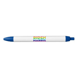 "Biden Harris" - Pride lgbtq lgbt regenboog kleure Zwarte Inkt Pen