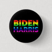 Biden Harris - Pride regenboogkleuren Ronde Button 3,2 Cm (Voorkant)
