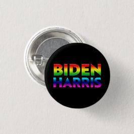 Biden Harris - Pride regenboogkleuren Ronde Button 3,2 Cm