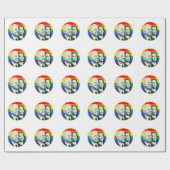 Biden Harris Rainbow Pride Cadeaupapier (Vlak)