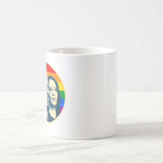 Biden Harris Rainbow Pride Koffiemok (Center)