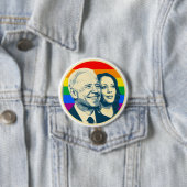 Biden Harris Rainbow Pride Ronde Button 7,6 Cm (In situ)