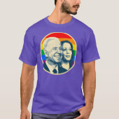 Biden Harris Rainbow Pride T-shirt (Voorkant)