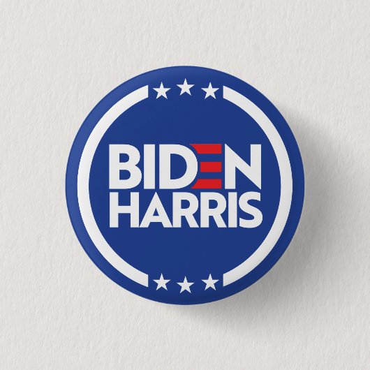 Biden Harris Ronde Button 3,2 Cm (Voorkant)