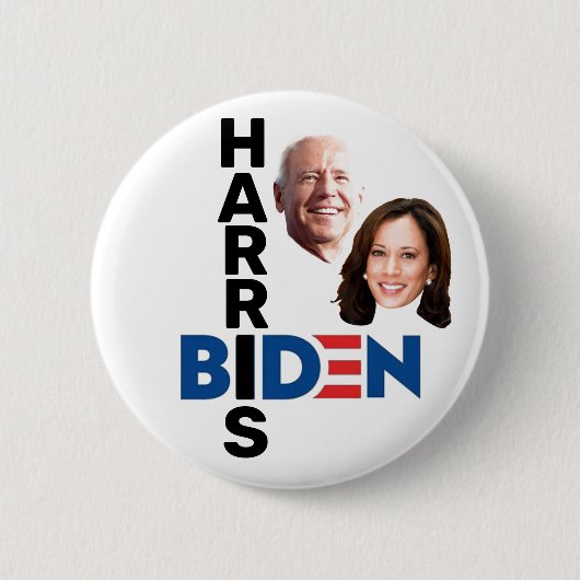 Biden/Harris Ronde Button 5,7 Cm (Voorkant)