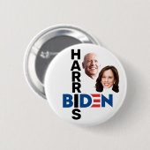 Biden/Harris Ronde Button 5,7 Cm (Voorkant /achterkant)
