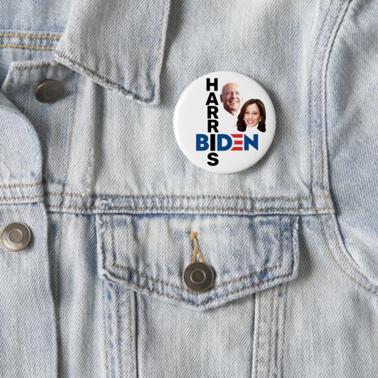 Biden/Harris Ronde Button 5,7 Cm (In situ)