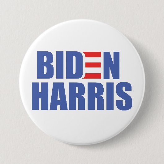 Biden/Harris Ronde Button 7,6 Cm (Voorkant)