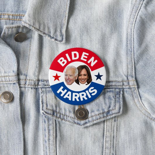 BIDEN / HARRIS RONDE BUTTON 7,6 CM (In situ)