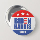 Biden/Harris Ronde Button 7,6 Cm (Voorkant /achterkant)