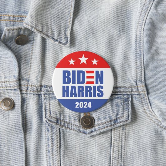 Biden/Harris Ronde Button 7,6 Cm (In situ)