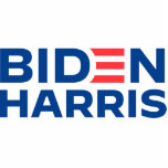 Biden Harris Staand Fotobeeldje<br><div class="desc">Biden Harris 2020 logo. Geweldig geschenk voor de Biden-aanhanger,  de aanhanger van Kamala Harris,  het idee van een democratisch cadeau en een geweldige cadeau voor Joe Biden-fans!</div>
