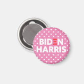 Biden / Harris Stars Patroonroze Magneet (Voorkant / Achterkant)