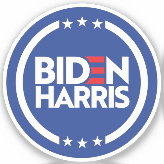 Biden Harris Sticker (Voorkant)