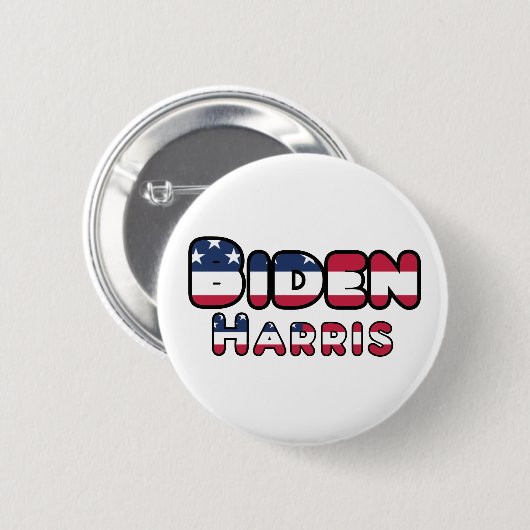 Biden & Harris Support US Election 2020 Ronde Button 5,7 Cm (Voorkant /achterkant)