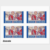 Biden Harris Together 2020 Rechthoekige Sticker (Vel)