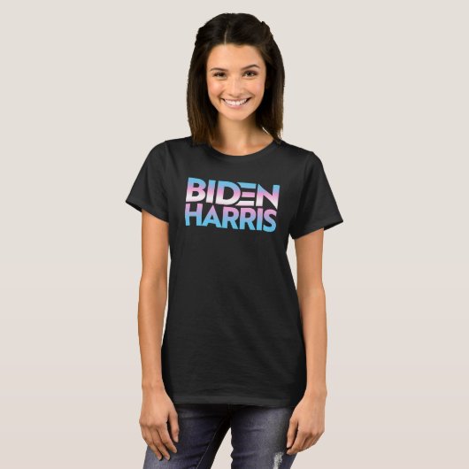 Biden Harris Trans Pride T-shirt (Voorkant volledig)