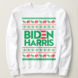 BIDEN HARRIS UGLY CHRISTMAS SWEATER (groen)