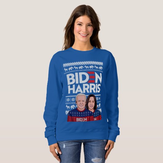 BIDEN HARRIS UGLY SWEATER (Voorkant volledig)
