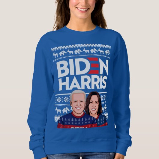 BIDEN HARRIS UGLY SWEATER (Voorkant)