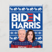 BIDEN HARRIS UGLY SWEATER BRIEFKAART (Voorkant)