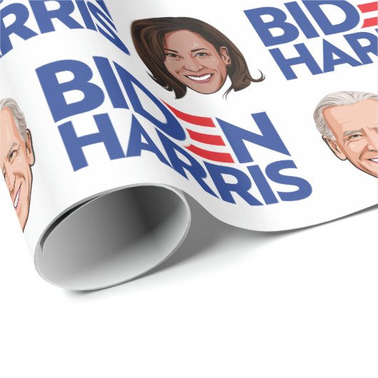 Biden Harris Verjaardag Cadeaupapier (Rol Hoek)