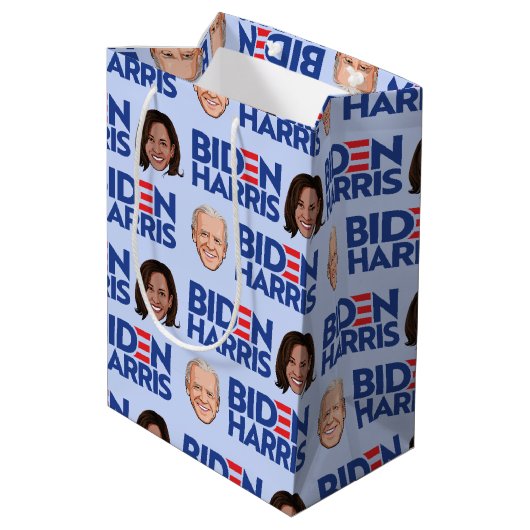 Biden Harris Verjaardag Medium Cadeauzakje (Achterkant Gekanteld)