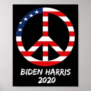 Biden Harris Verkiezing Democratische Vlag van de  Poster