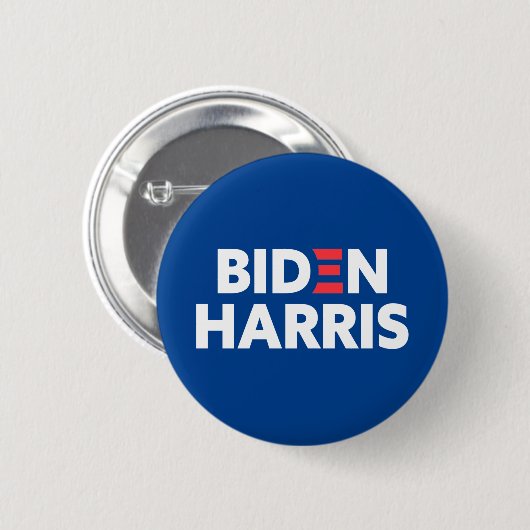 Biden/Harris verkiezingscampagne blauw Ronde Button 5,7 Cm (Voorkant /achterkant)