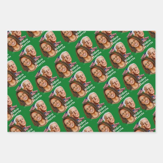 Biden Harris verpakkingspapier Inpakpapier Vel (Voorkant 2)