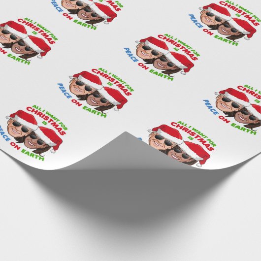 BIDEN HARRIS - VREDE OP AARDE CADEAUPAPIER (Hoek)