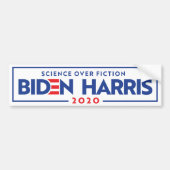 BIDEN HARRIS: Wetenschap over de fiche Bumpersticker (Voorkant)