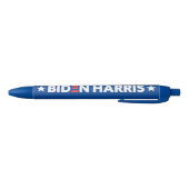 Biden/Harris White Stars Blauwe Inkt Pen (Bodem)