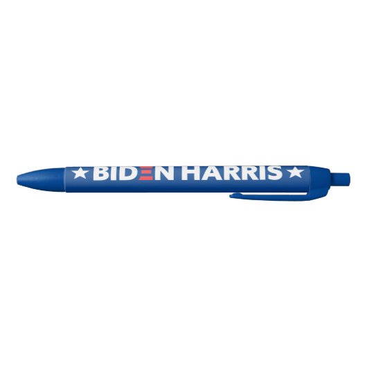 Biden/Harris White Stars Blauwe Inkt Pen (Bodem)