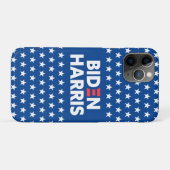 Biden / Harris White Stars Pattern Blue Case-Mate iPhone Case (Achterkant (horizontaal))