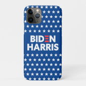 Biden / Harris White Stars Pattern Blue Case-Mate iPhone Case (Achterkant)