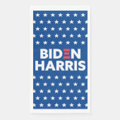 Biden / Harris White Stars Pattern Blue Servet (Voorkant)