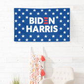 Biden / Harris White Stars Pattern Blue Spandoek (Insitu)