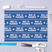 Biden / Harris White Stars Pattern Blue Tissuepapier (Craft)