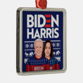 BIDEN HARRIS ZWARE SCHAKELAAR KAART METALEN ORNAMENT (Rechts)