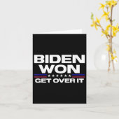 Biden heeft gewonnen van de patriottische pro Joe  Kaart (Gele Bloem)